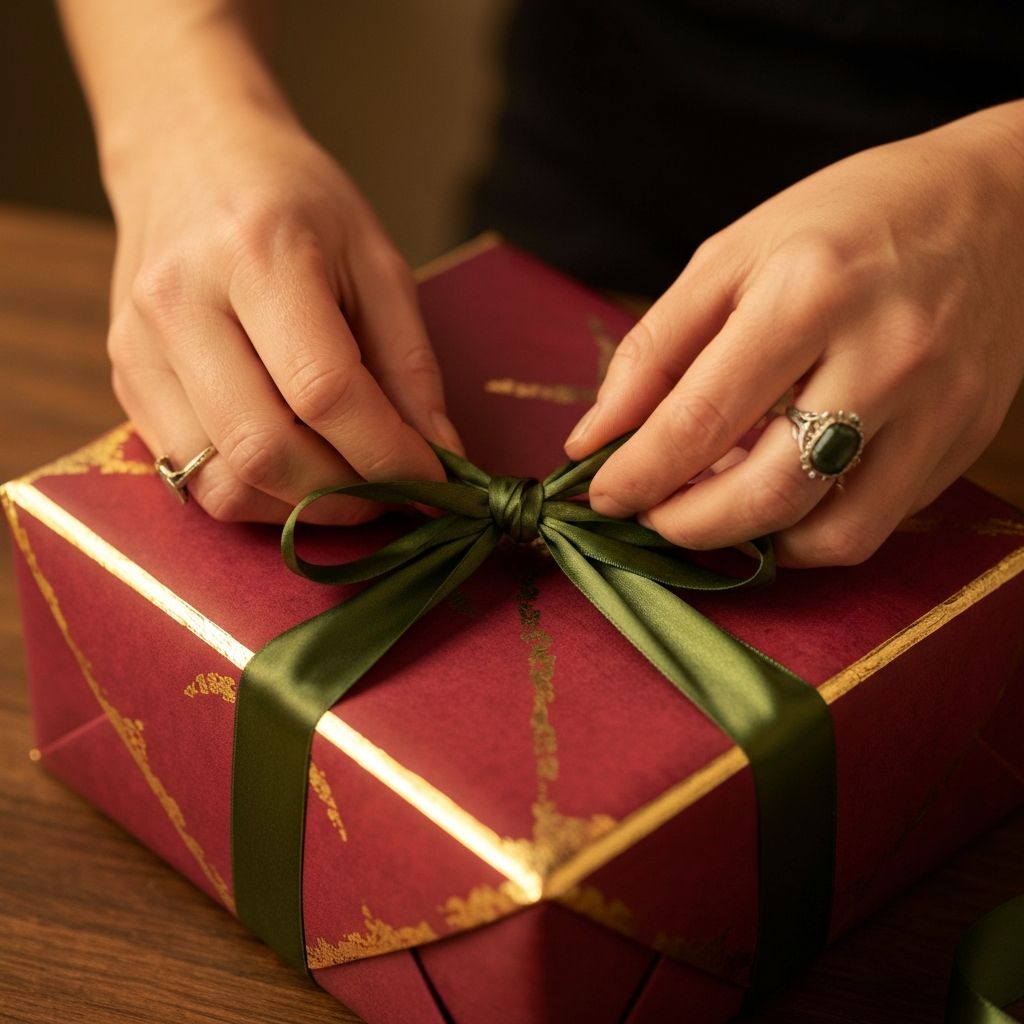 Gift wrapping process